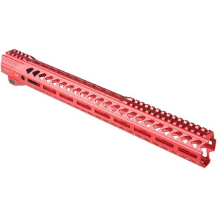 Strike Industries AR-15 Strike Rail 17" M-LOK Compatible Free Float Handguard Aluminum Red SI-StrikeRail-17-RED