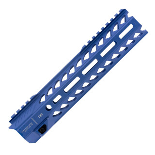 Strike Industries AR-15 Strike Rail 10" One Piece Free Float Hand Guard M-LOK Aluminum Anodized Blue SI-StrikeRail-10-BLU
