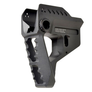 Strike Industries AR-15 Pit Stock Billet Aluminum Matte Black SI-STRIKE-PIT-BK