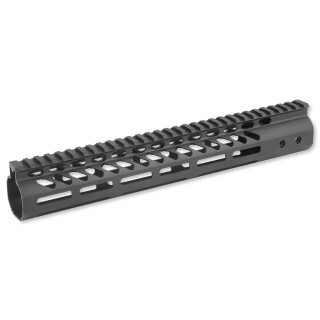 GunTec AR-15 Freefloat Handguard 12" M-LOK Aluminum Black GT-12MLK