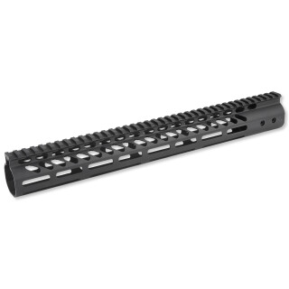 GunTec AR-15 Freefloat Handguard 15" M-LOK Aluminum Black GT-15MLK