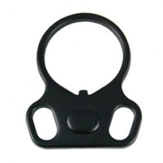 Guntec AR-15 Ambi Single Point Sling Adapter Steel Black