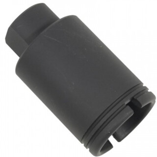 Guntec AR-15 Micro Flash Can 5.56 NATO/.223 Caliber 1/2x28 Threads Aluminum Anodized Black