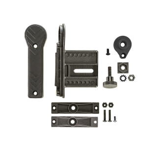 Luth-AR MBA-1/MBA-2 Buttplate Assembly Polymer Black BPA-01