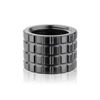 Backup Tactical AR-15 Frag Thread Protector 1/2-28 TPI Aluminum Black FRAG-BLK