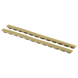 Magpul M-LOK AR-15 Rail Cover 9.5" Polymer Flat Dark Earth 2 Pack MAG602-FDE