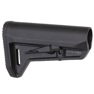 Magpul MOE SL-K AR-15 Carbine Stock Mil-Spec Diameter Compact PDW Style Stock Ambidextrous Release Latch Polymer Matte Black MAG626-BLK