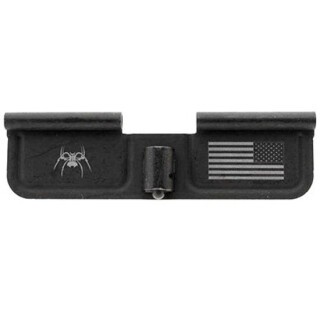 Spike's Tactical AR-15 Ejection Port Door Cover Spider/Flag Steel Black SED7010