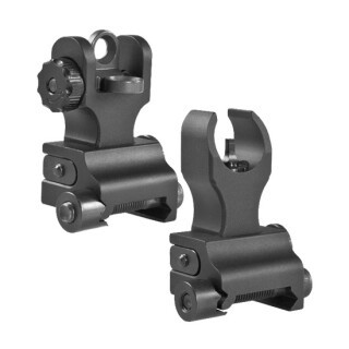 Samson AR-15 Folding Iron Sights HK Front A2 Rear Black QF-FFS-FRS