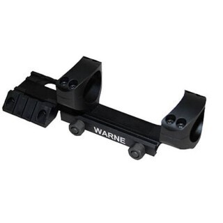 Warne R.A.M.P. Cantilever AR-15 1" Scope Mount Aluminum Matte Black RAMP1