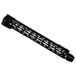 Odin Works O2 Lite AR-15 M-LOK Free Float Hand Guard 15.5" Aluminum Black F-15-ML-O2