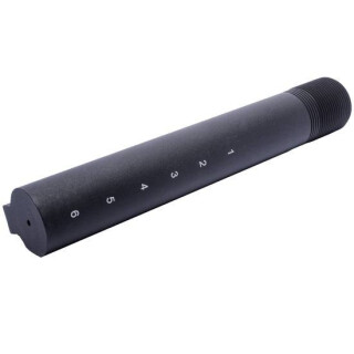 Spike's Tactical AR-15 Mil-Spec Buffer Tube 6 Position Aluminum Black SLA500R