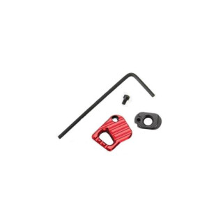 Battle Arms Development Enhanced Modular Magazine Release Medium Anodized RED Billet 7075-T6 Aluminum