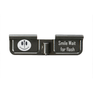 Battle Arms Development AR-15 Smile Wait for Flash Laser Engraved Dust Cover