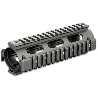 Leapers UTG PRO AR-15 Carbine Length Drop In Quad Rail Hand Guard Aluminum Anodized Matte Black