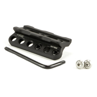 BCM GUNFIGHTER AR-15 Modular Scout Light Mount KeyMod Aluminum Black BCM-SLM-KM