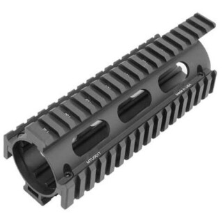 Leapers UTG PRO AR-15 Carbine Length Drop In Quad Rail Aluminum Black 