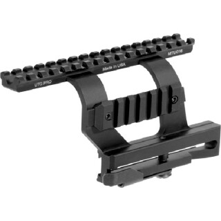 Leapers UTG PRO AK Quick Detach Side Scope Mount Aluminum Black MTU016