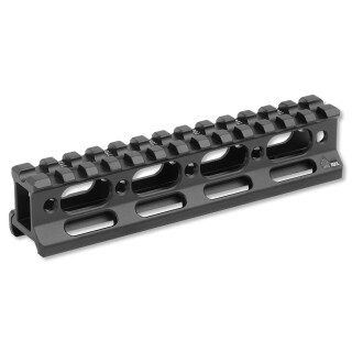 Leapers UTG AR-15 Super Slim Picatinny 1" Riser Mount 13 Slot Aluminum Black MT-RSX1L