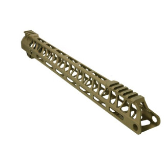 Timber Creek Outdoors Ultralight Enforcer 15 Inch Handguard M-LOK Burnt Bronze Cerakote M UL E15 HG BB