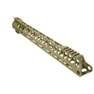 Timber Creek Outdoors Ultralight Enforcer 15 Inch Handguard M-LOK Flat Dark Earth Cerakote M UL E15 HG FDE