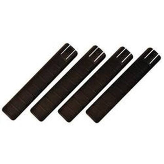 Archangel AR-15 Extended Rail Covers 4 Pack Black Polymer