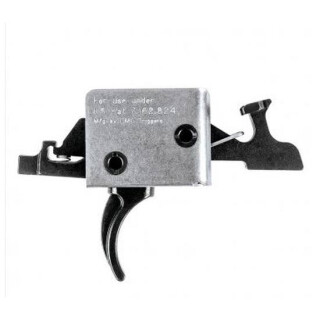 CMC AR-15/AR-10 Two Stage Drop In Trigger Large Pin 4lb Total Weight Curved Trigger Shoe Steel Construction Black Finish