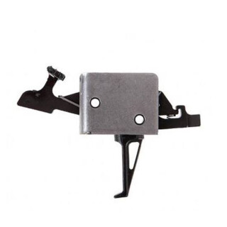 CMC AR-15/AR-10 Two Stage Drop In Trigger Large Pin 4lb Total Weight Flat Trigger Shoe Steel Construction Black Finish