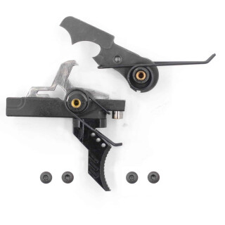 Airborne Arms Extended Reach Geronimo Trigger System Curved Shoe Adjustable Pull Weight Black