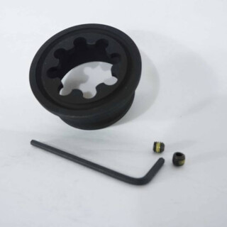 Unique-ARs AR-15 Flat Sprocket Cap Aluminum Black