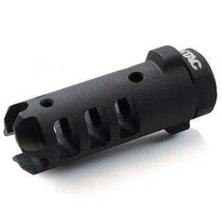 LANTAC USA Dragon Gemtech Quick Mount 5.56mm Muzzle Brake 1/2"x28 Steel Black DGN556B-QM