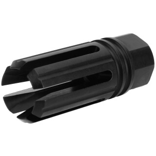 Tacfire .308 5/8" x 24 Thread 6 Prong Spiral Twist Steel Muzzle Brake