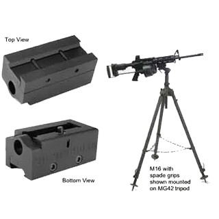 KNS Precision MG42 Tripod to Picatinny Rail Adapter