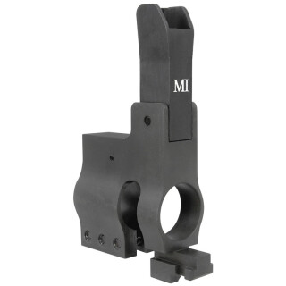 Midwest Industries Folding Front Sight Tower .750 Aluminum/Steel Black MI-AR10-FST