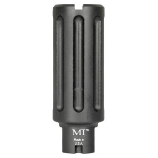 Midwest Industries Blast Can AK-47 Muzzle Device .30 Caliber Metric 14x1 Left Hand Aluminum Black MI-BC762X39