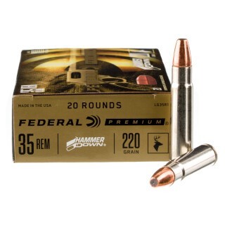 Federal HammerDown .35 Remington Ammunition 20 Rounds Bonded SP 220 Grains