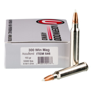 Underwood Ammo .300 Win Mag Ammunition 20 Rounds AccuBond Ballistic Tip 165 Grain
