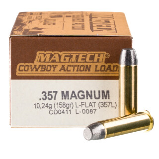 Magtech Cowboy Action .357 Magnum Ammunition 1000 Rounds LFN 158 Grain