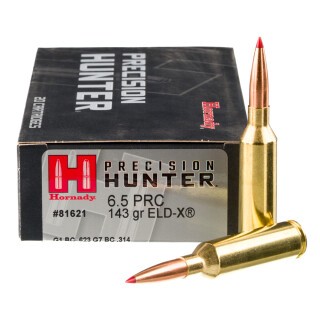 Hornady Precision Hunter 6.5 PRC Ammunition 20 Rounds ELD-X 143 Grain