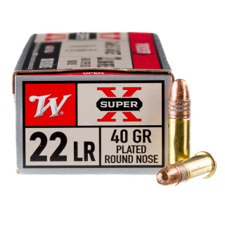 Winchester Super-X .22 Long Rifle Ammunition 100 Rounds Super Speed CPRN 40 Grain