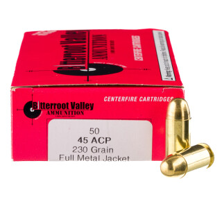 BVAC Remanufactured .45 ACP Ammunition 1000 Rounds FMJ 230 Grains
