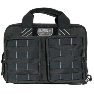 G Outdoors G.P.S. Tactical Quad +2 Pistol Case Nylon Black GPS-T1311PCB