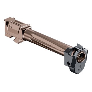 Radian Weapons Afterburner & Ramjet Combo for Glock G19 Gen5 Micro-Comp Ported Barrel Bronze
