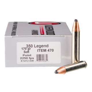 Underwood Ammo .350 Legend Ammunition 20 Rounds InterLock SP 170 Grain