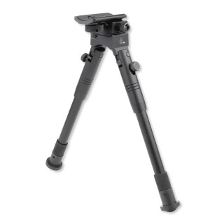 Leapers UTG Shooter's Adjustable Bipod 8.7" to 10.6" Stud or Rail Mount Black