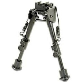 Leapers UTG Tactical OP Bipod Adjustable 6.1" to 7.9" Aluminum Black TL-BP78 