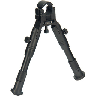 Leapers UTG Clamp-On Adjustable Bipod 6.2" to 6.7" Aluminum/Steel Black