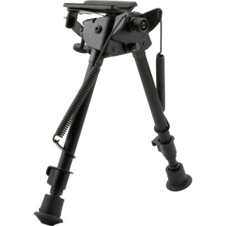 Harris Ultra-light Bipod Swivel Notched Legs Sling Swivel Stud Mount 9" to 13" Telescoping/Folding Legs Aluminum Matte Black S-LM 
