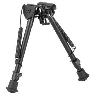 Harris Ultra-light Bipod Notched Legs Sling Swivel Stud Mount 9" to 13" Telescoping/Folding Legs Aluminum Matte Black 1A2-LM