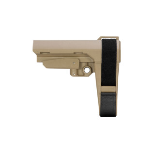 SB Tactical SBA3 Adjustable Brace 5 Position FDE